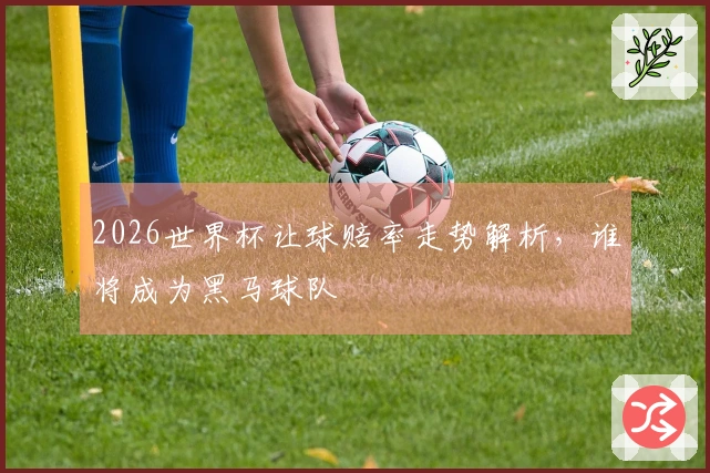 2026世界杯让球赔率走势解析，谁将成为黑马球队
